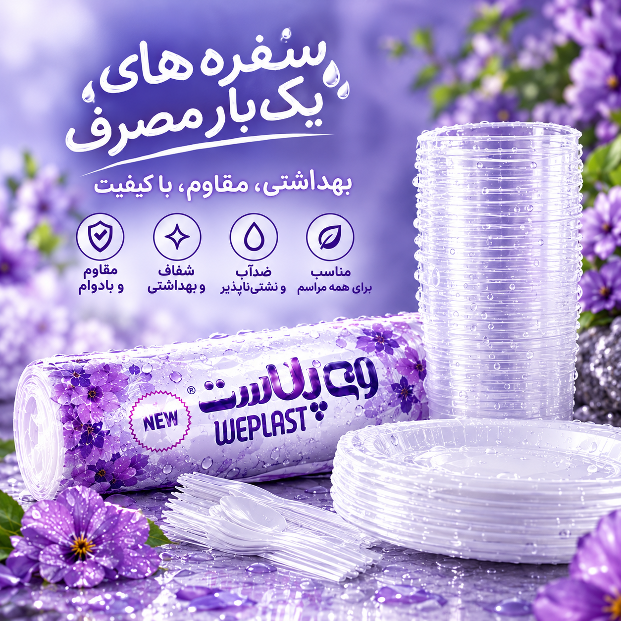 سفره یکبار مصرف وی پلاست